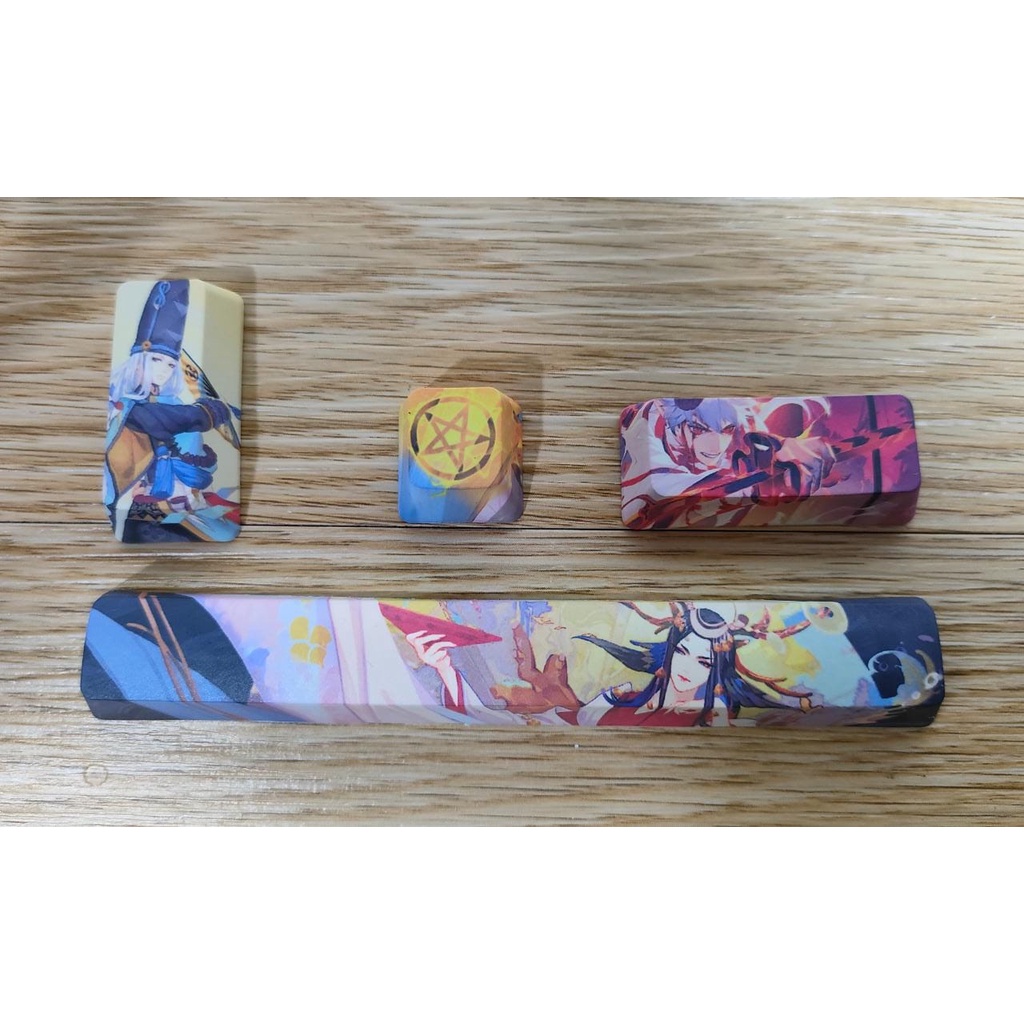 ONMYOJI KEYCAPS SET PBT OEM PROFILE ( 4 pcs )