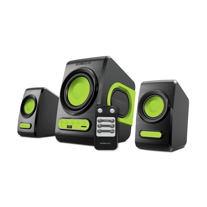 Speaker Mini/Box Sonic Gear Quarto - 2,1 Murah + Remote - C7937B