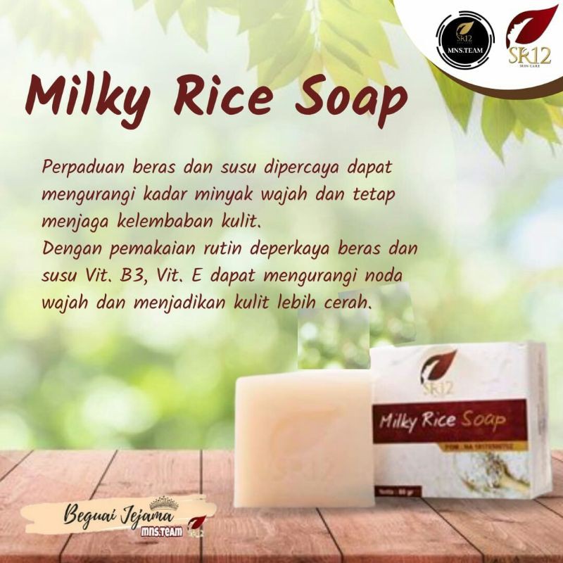 

Milkyrice Sr12 / Milk Rice sr12 / Sabun Susu