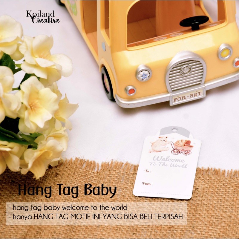 

[MIN 10 PCS] Hang Tag Baby