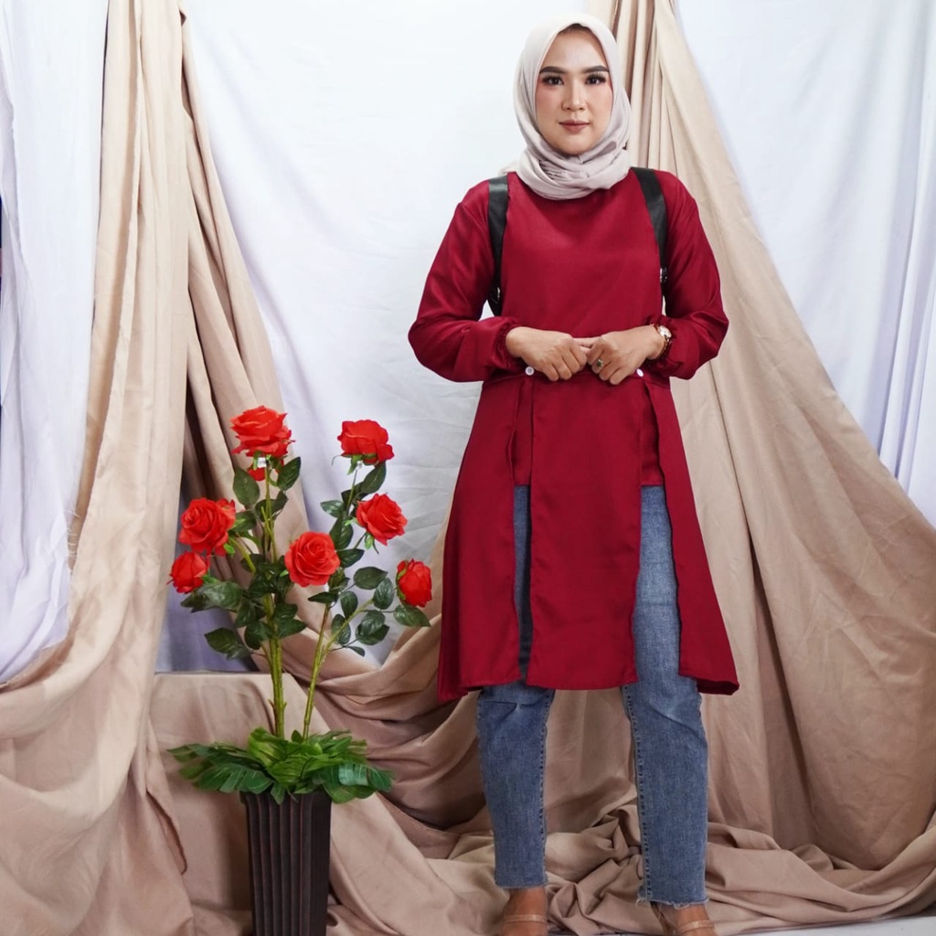 Baju atasa wanita terbaru Remaja Pevita tunik terbaru 2021