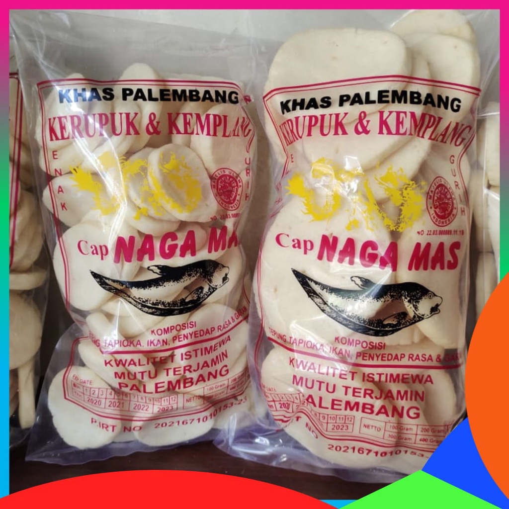 

KEMPLANG PALEMBANG ASLI 250 GRAM KERUPUK NAGA MAS KHAS PALEMBANG KUALITAS NO.01 IKAN TENGGIRI