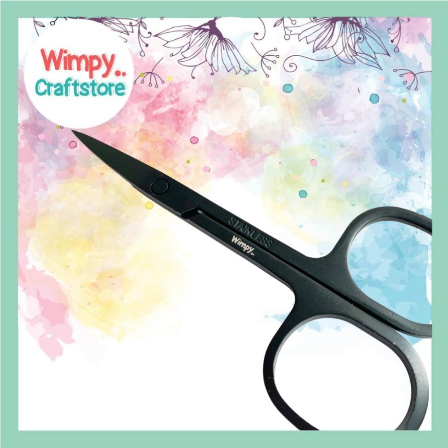 

Wimpy gunting kecil bahan craft gunting lancip alat clay tools gunting alis