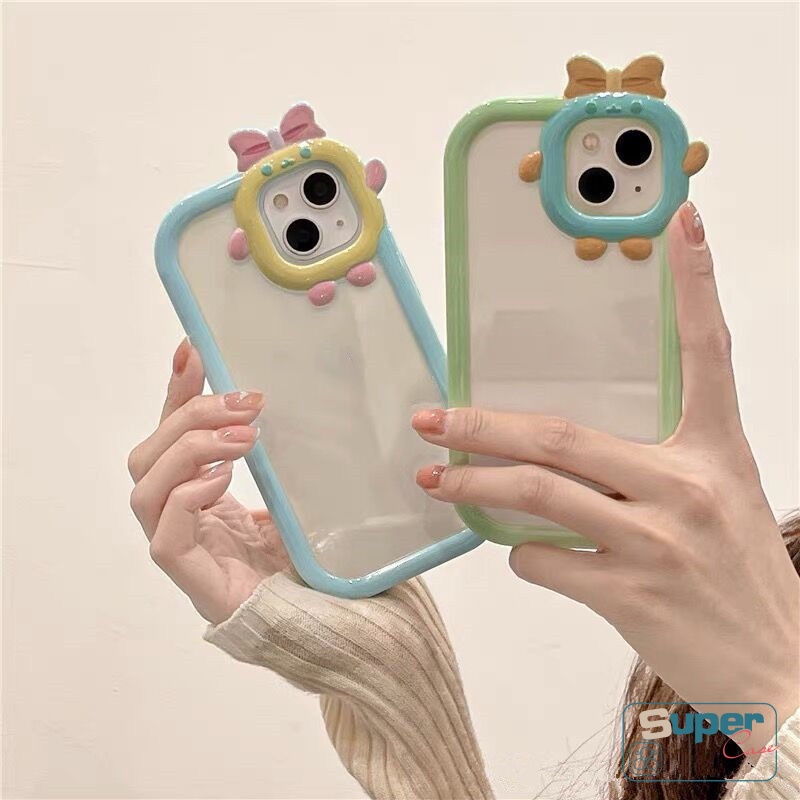 Case Warna Permen Macaron Aksen Pita 3D Untuk Vivo Y35 Y22 Y21 Y15s Y15A Y20 Y33s Y12s Y30 Y01 Y21 Y15s Y20 Y30 Y21I Y30 Y20 Y30 Y30 Y20i Y21I Y30 Y20 Y30 Y30 Y30 Y30 Y12s