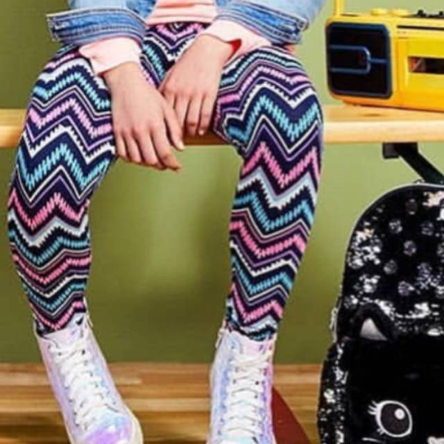 Celana legging motif anak remaja perempuan cewek branded justice