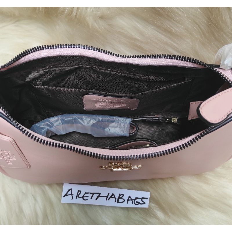 NEW TAS WANITA CO4CH  TERY SHOULDER BAG PEBLEEP PINK LEMONDE