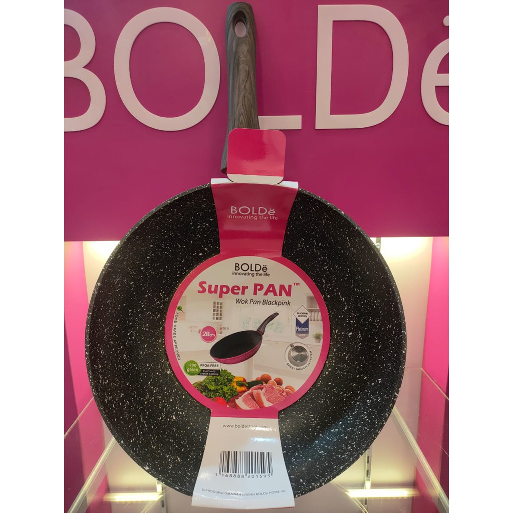 SUPER PAN WOK 28 BLACK PINK