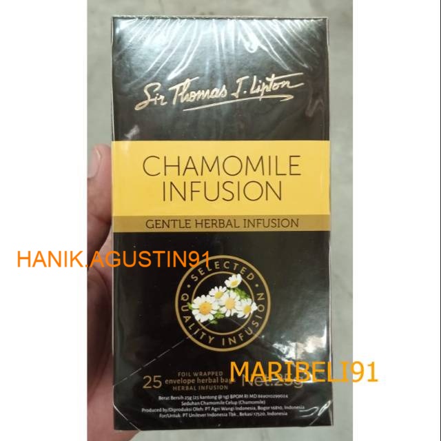 

TEH LIPTON CHAMOMILE ISI 25'S maribeli91