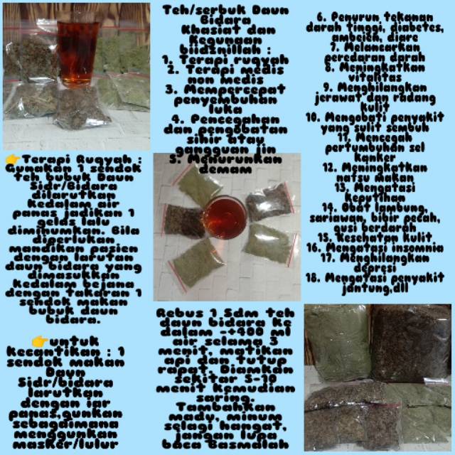 

Teh daun bidara / teh bidara / daun bidara