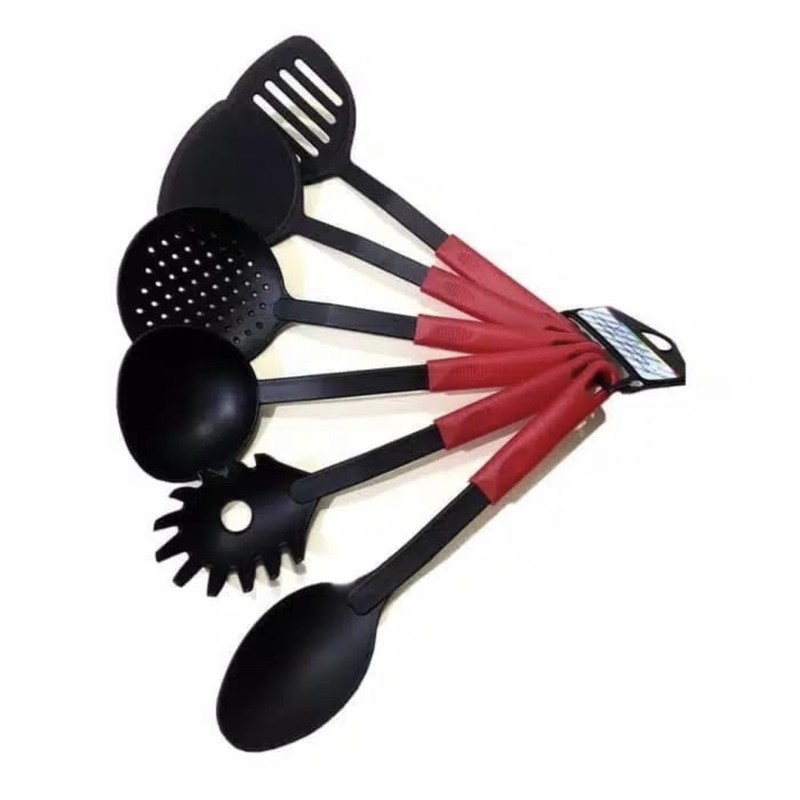 Spatula Set 6pcs Bahan Nylon