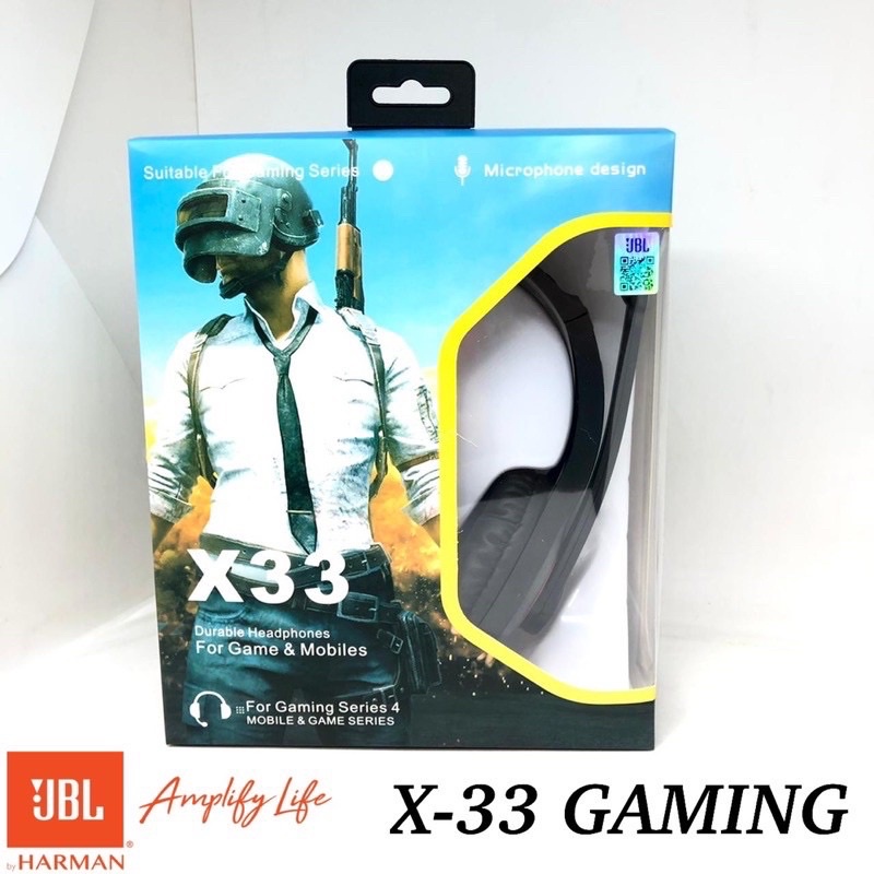 PROMO HEADPHONE BANDO SERI X-33 GAMING HEADSET VOLUME CONTROL