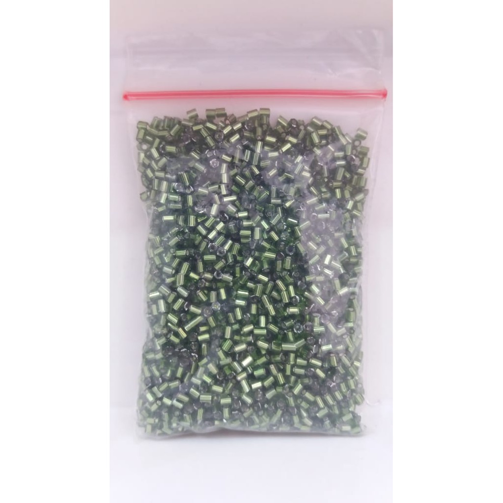 Payet / Borci Bambu Warna Hijau Daun Hi Quality No. 55