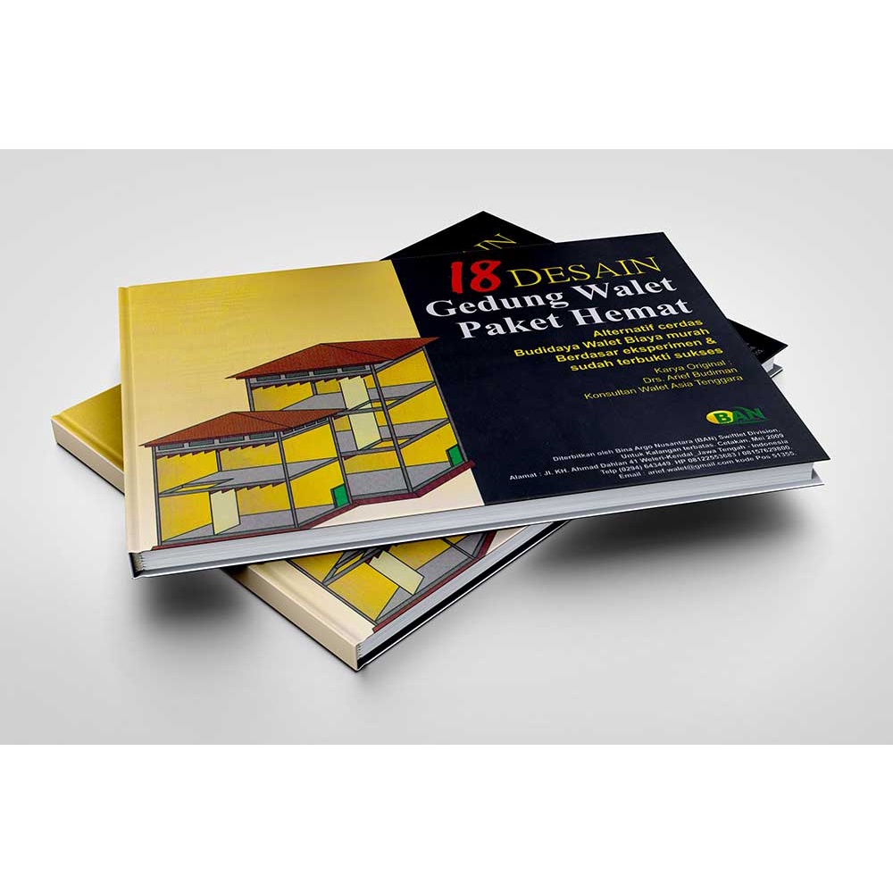 Jual 18 Desain Gedung Walet Paket Hemat Buku Budidaya Walet Duniawalet BAN Bina Agro Nusantara Indonesia Shopee Indonesia