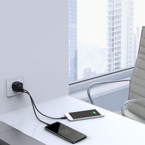 AUKEY PA-U32 - Mini Dual Port USB 4.8A Wall Charger with AiPower