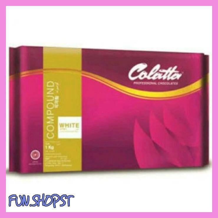 

COLATTA WHITE CHOCOLATE COMPOUND 1KG / COKLAT BATANG / COKLAT MASAK