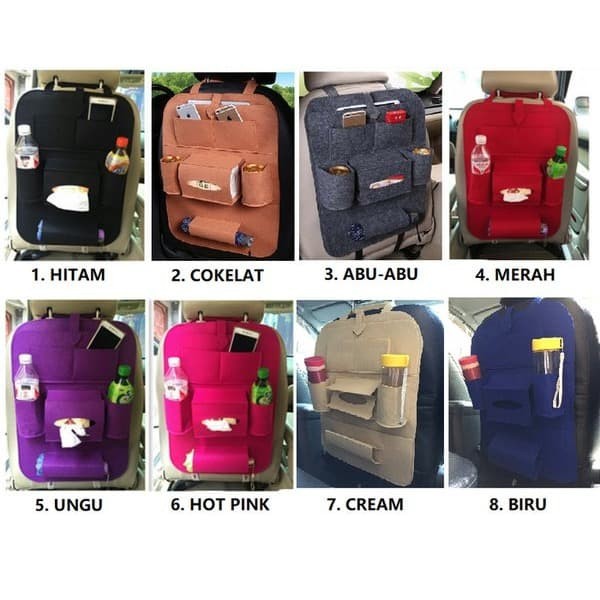 Car seat organizer Tas mobil Multifungsi (dipasang dibelakang jok)PROMO!!