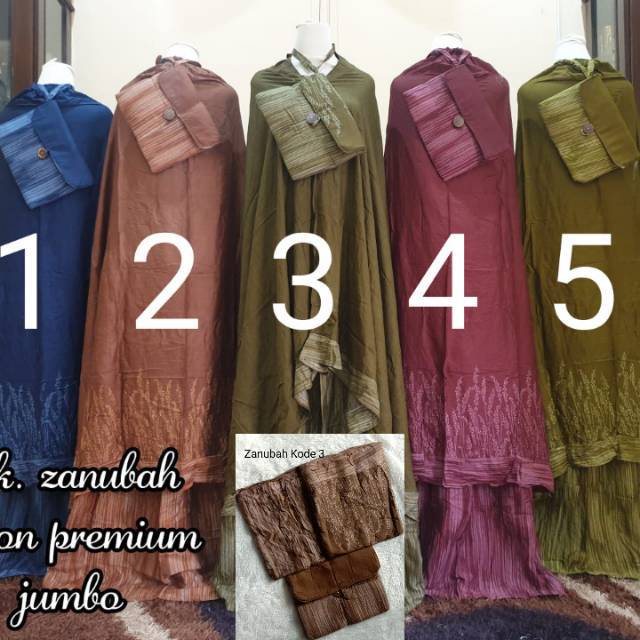 Mukena Potongan Zanuba 2 Rayon Premium