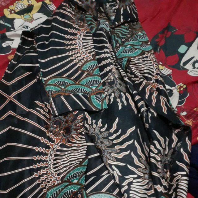 [promo 8.8] Atasan Tunik Batik Zipper 19 | Bunga Cantik Pakaian Fashion Wanita M L Xl