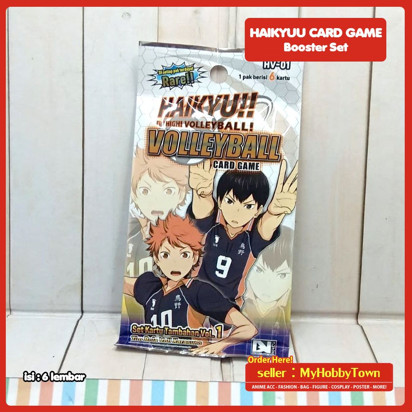 Kartu Anime Haikyuu Card Game Booster Trading Card