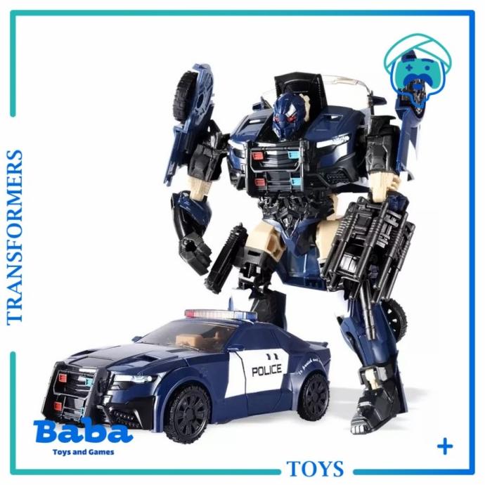 MAINAN ROBOT BMB TRANSFORMERS POLICE BARRICADE DEFORMATION ORIGINAL