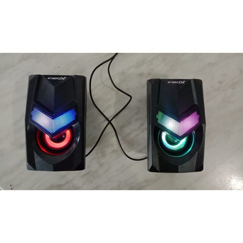 Speaker gaming RGB INBOX GS-01 Goliath GS 01 Speaker PC USB SUPER BASS