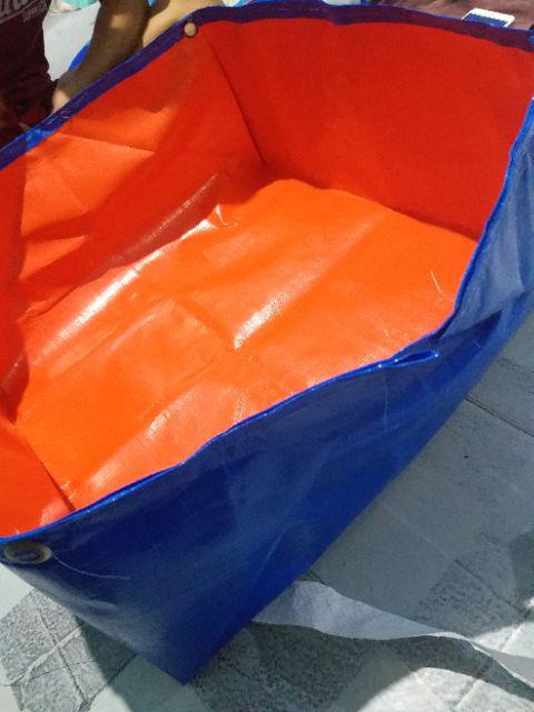 Terpal Kolam Ikan 50x50x25 Cm 4kolam