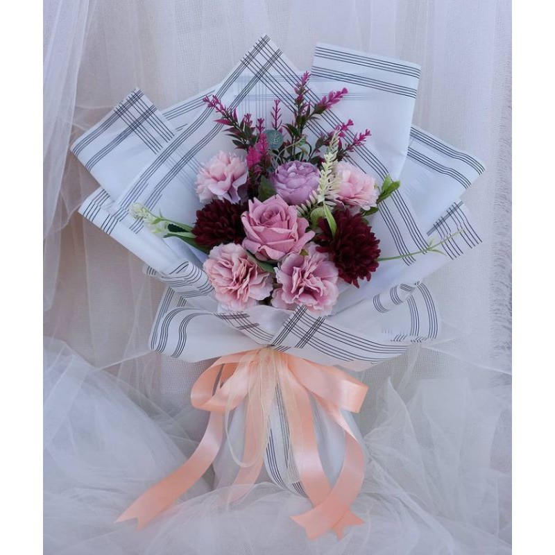 Buket bunga artificial import