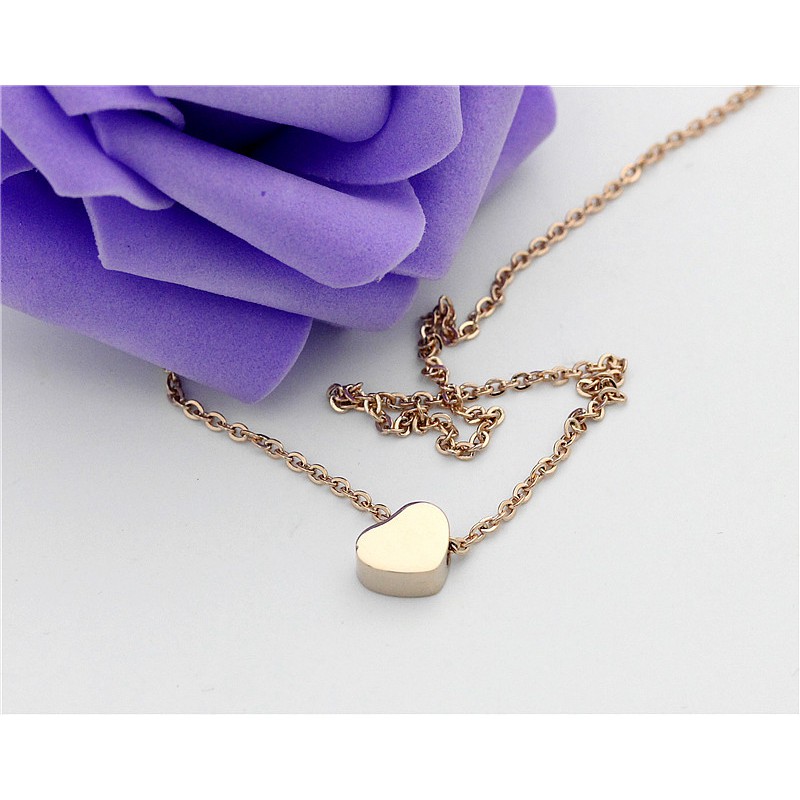 [New] Kalung fashion aksesoris titanium mini korea hadiah wanita cewek 316L  anti karat KK002