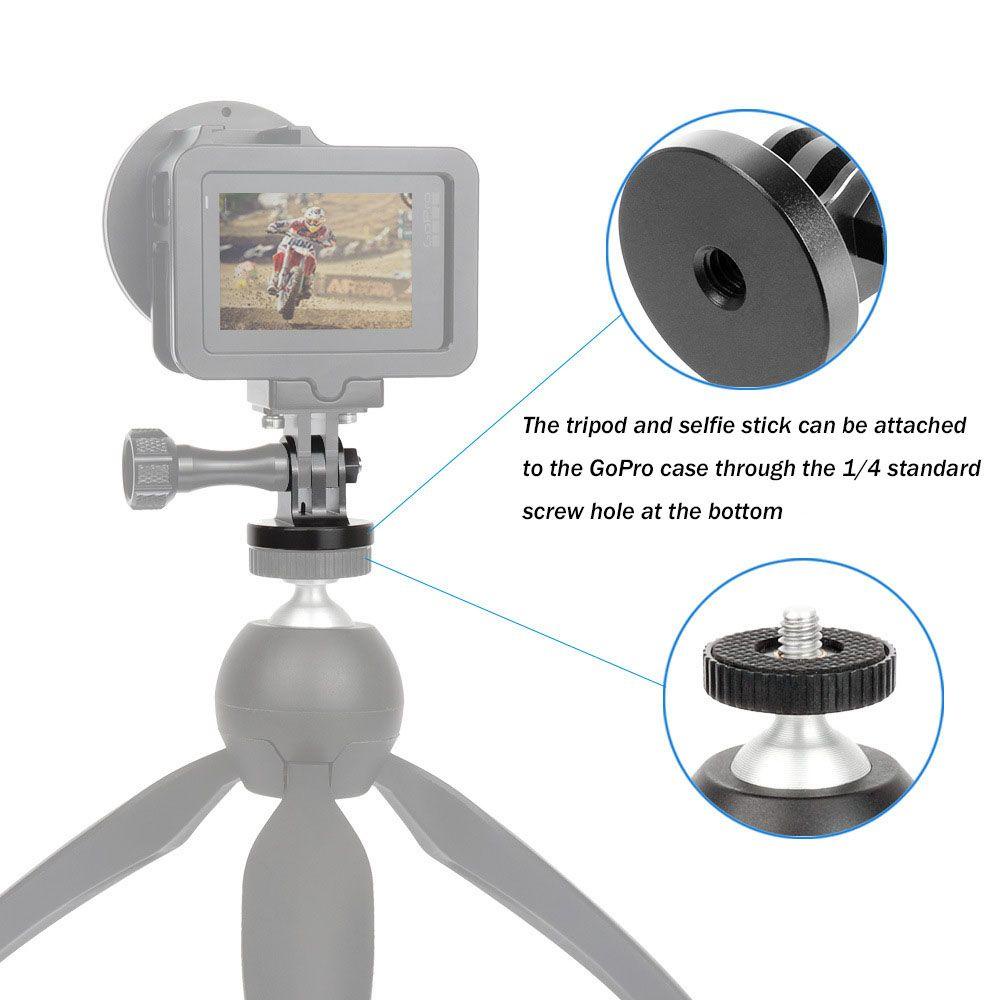 POPULAR Populer Tripod Mount Adapter Aksesori Kamera Action Untuk Gopro Aluminium Alloy Tripod Adapter