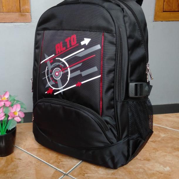 OMA Tas Ransel Sekolah Alto Original Black Arrow ~