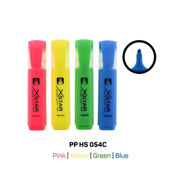 

MURAH 4PCS PIPO HS 054C HIGHLIGHTER STABILO PENANDA TULISAN
