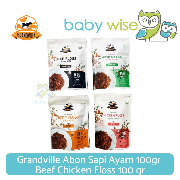 

Grandville Abon Sapi Original 100gr / Abon Anak No MSG Halal Mpasi BB Booster MPASI Bayi Penambah Berat Badan