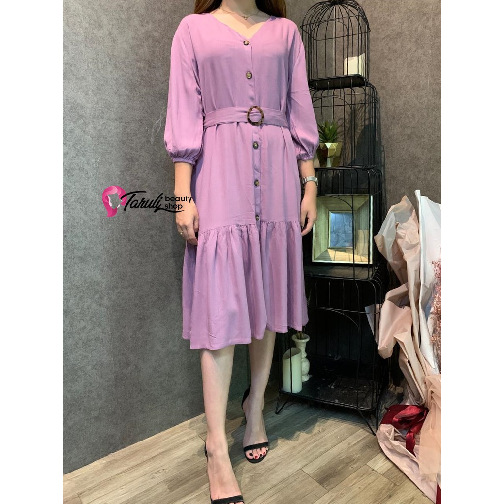 BAJU WANITA PREMIUM / CASUAL DRESS CRINKLE/ BAHAN RAYON CRINKLE PREMIUM TS0518