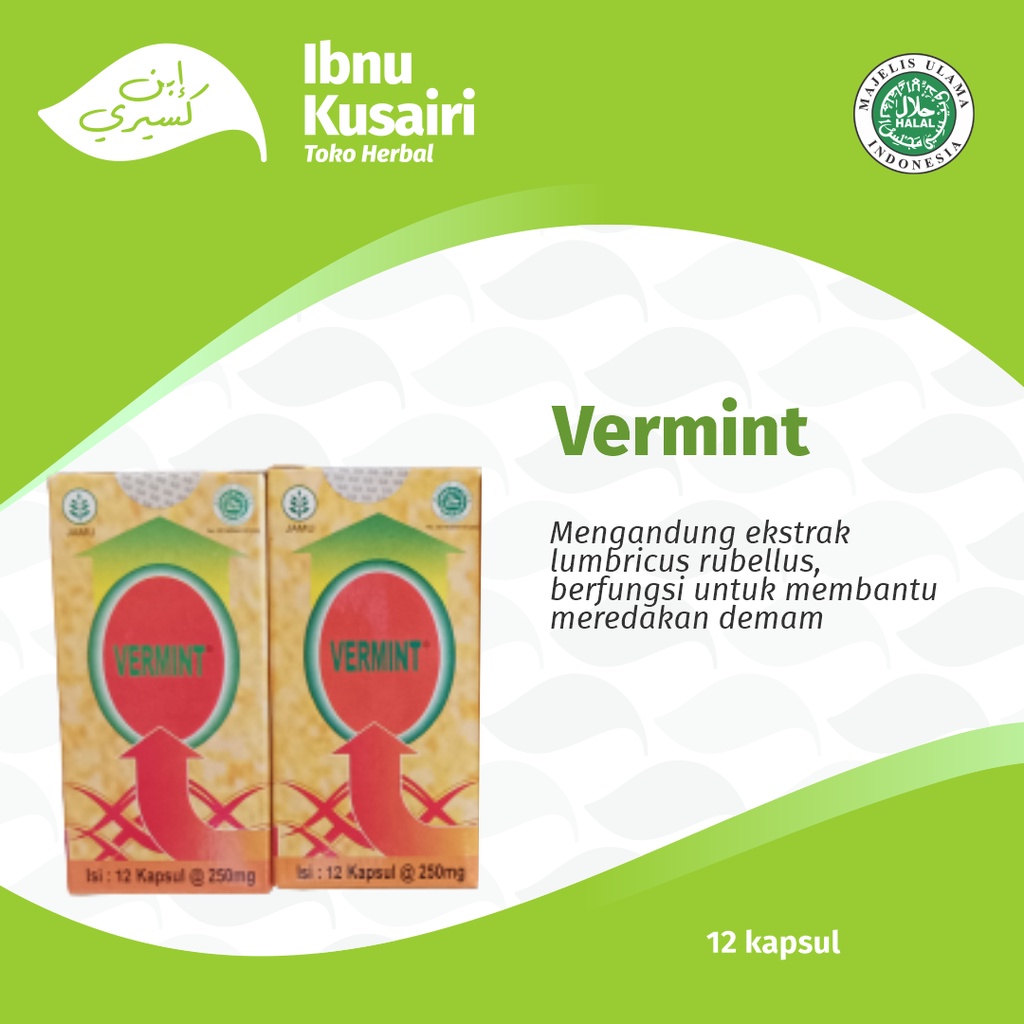 

Vermint Obat Tipes Tipus isi 12 kapsul