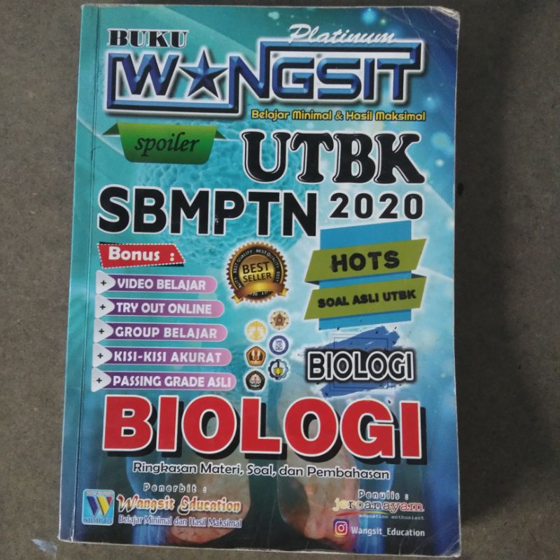 

PRELOVED WANGSIT BIOLOGI 2020