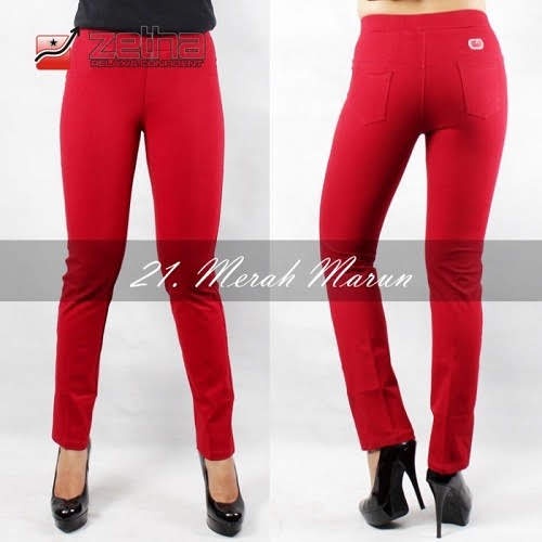 CELANA ZETHA MERAH MAROON