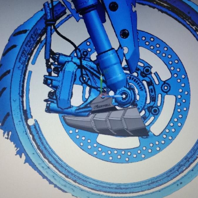 Promo Ninja Zx25R Air Scoop Caliper Cooler - Pendingin Kaliper Rem Cakram Zx Sale