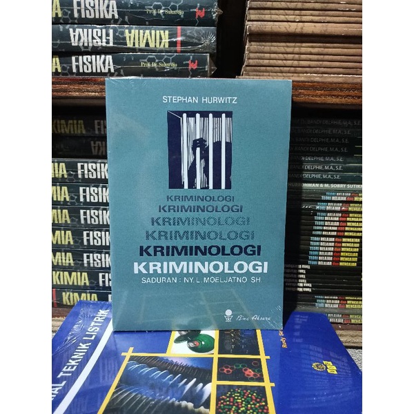 BUKU KRIMINOLOGI SADURAN:NY.L.MOELJATNO-STEPHAN HURWITZ