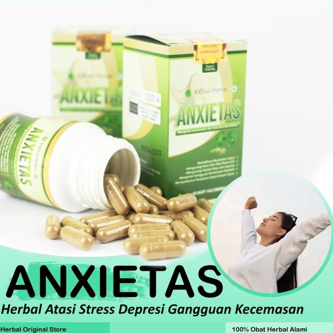 ANXIETAS Original Obat Herbal Atasi Stress Depresi Gangguan Kecemasan