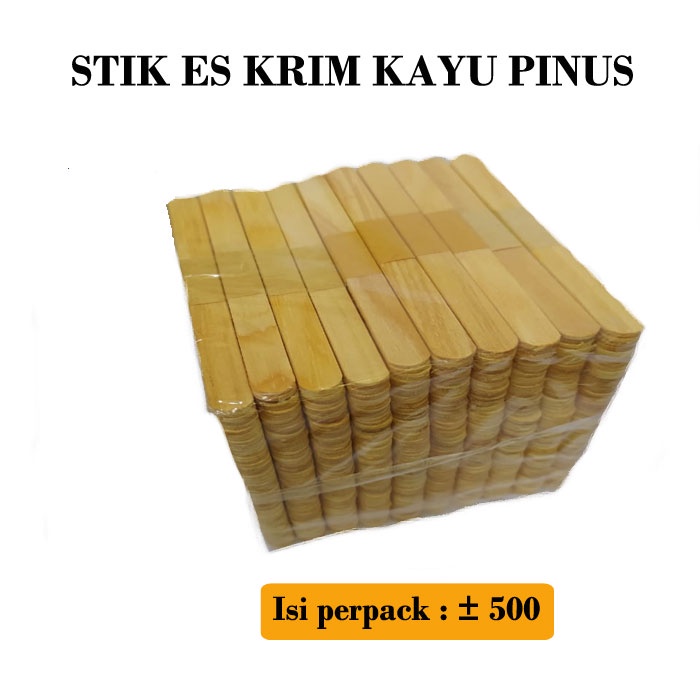 Grosir Stik Es Krim Kayu Pinus Berkualitas Cocok Untuk Makanan Kerajinan Tangan Prakarya Mainan Anak
