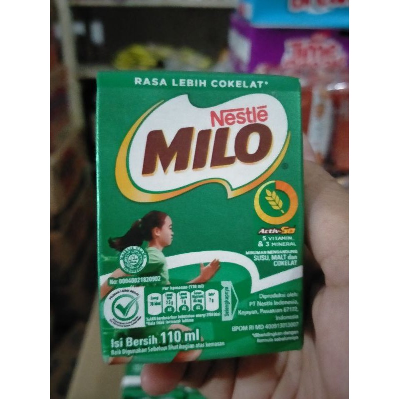 

SUSU MILO KEMASAN KOTAK KECIL 110 ml