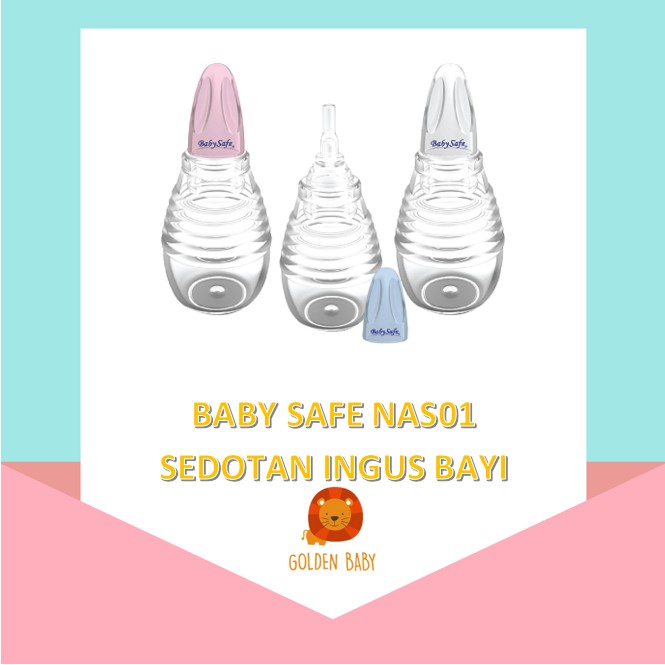 Baby Safe NAS01 Sedotan Ingus Pembersih Hidung Bayi Nasal Aspirator