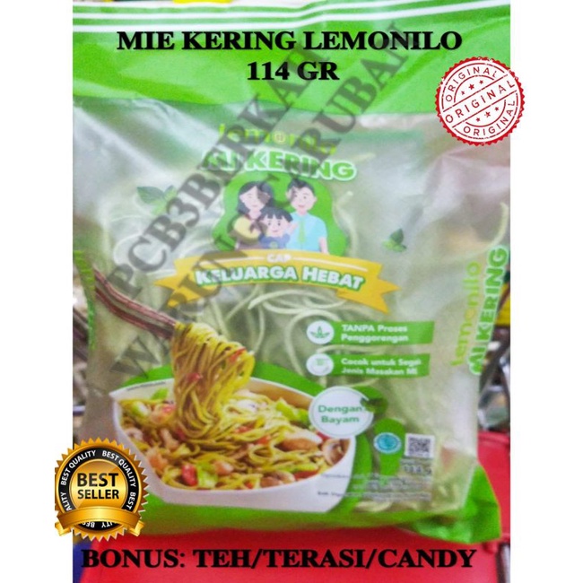 

MIE KERING LEMONILO 114 GR ISI 2 BONUS TEH/TERASI/CANDY