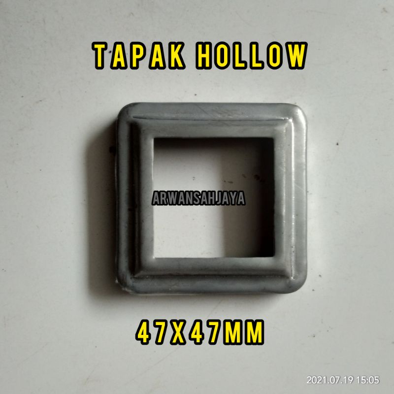 TAPAK/RING HOLLOW 47X47 ORNAMEN PAGAR BESI