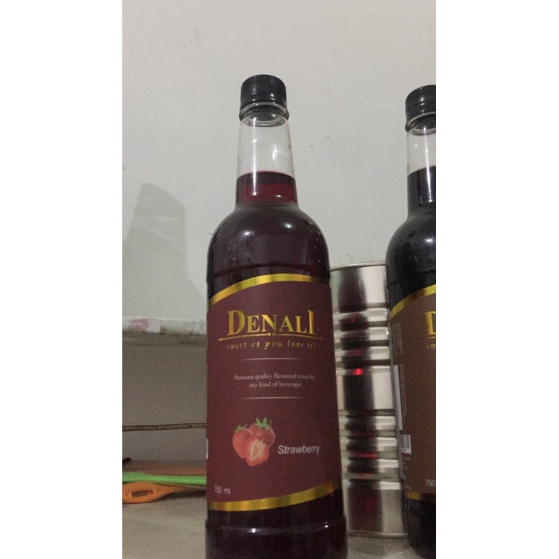 

Denali Gourmet Syrup Strawberry 750ml Botol Plastik