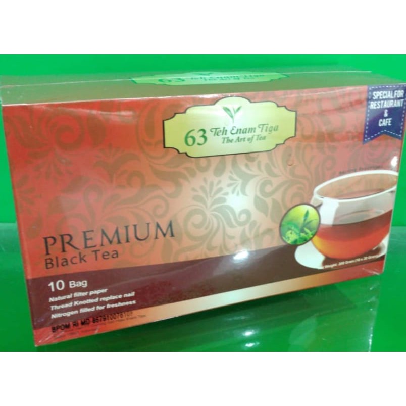 

Premium Black Tea , teh enam tiga , special Black Tea T63 ( khusus cafe & restourant )
