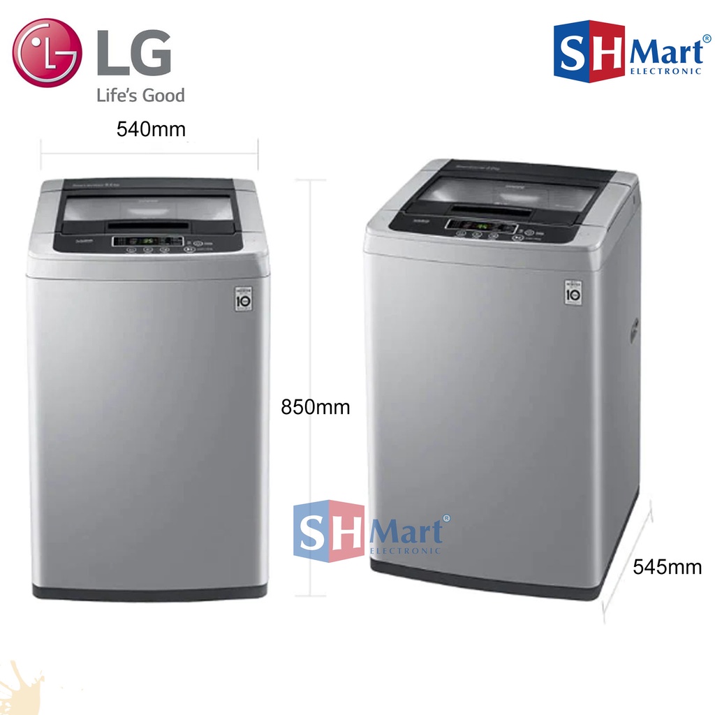 MESIN CUCI LG TOP LOADING 7,5 KG SMART INVENTER T2175VSPCK GARANSI RESMI (MEDAN)