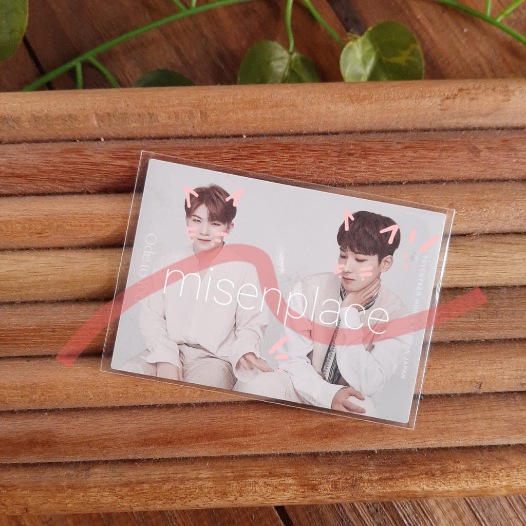 TC ODE TO YOU JAPAN SVT WONWOO-WOOZI