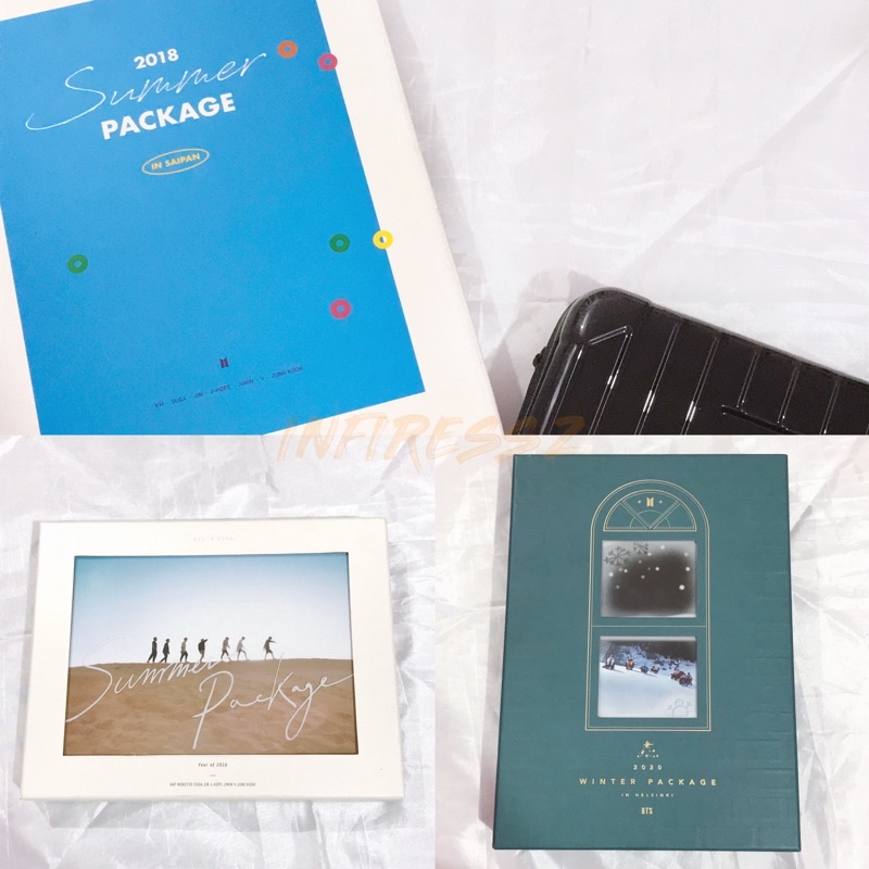 BTS - FULLSET SUMMER PACKAGE 2016, SUMMER PACKAGE 2018, WINTER PACKAGE 2020