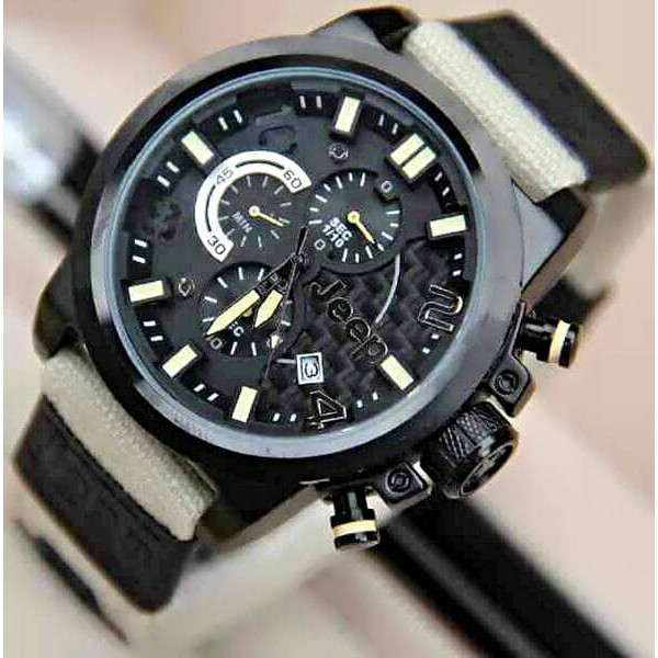 jam tangan pria jeep kanvas